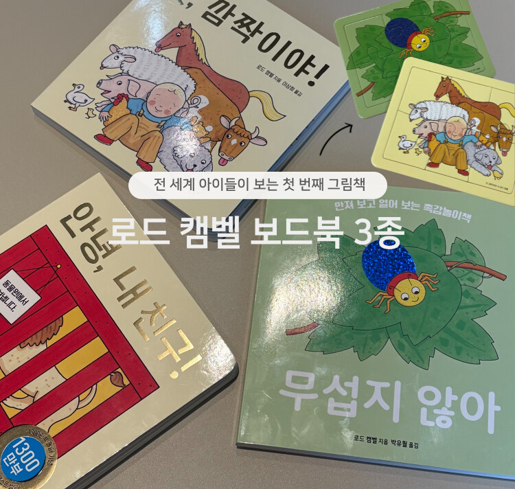 보림 로드 캠벨 보드북 3종 출간 이벤트