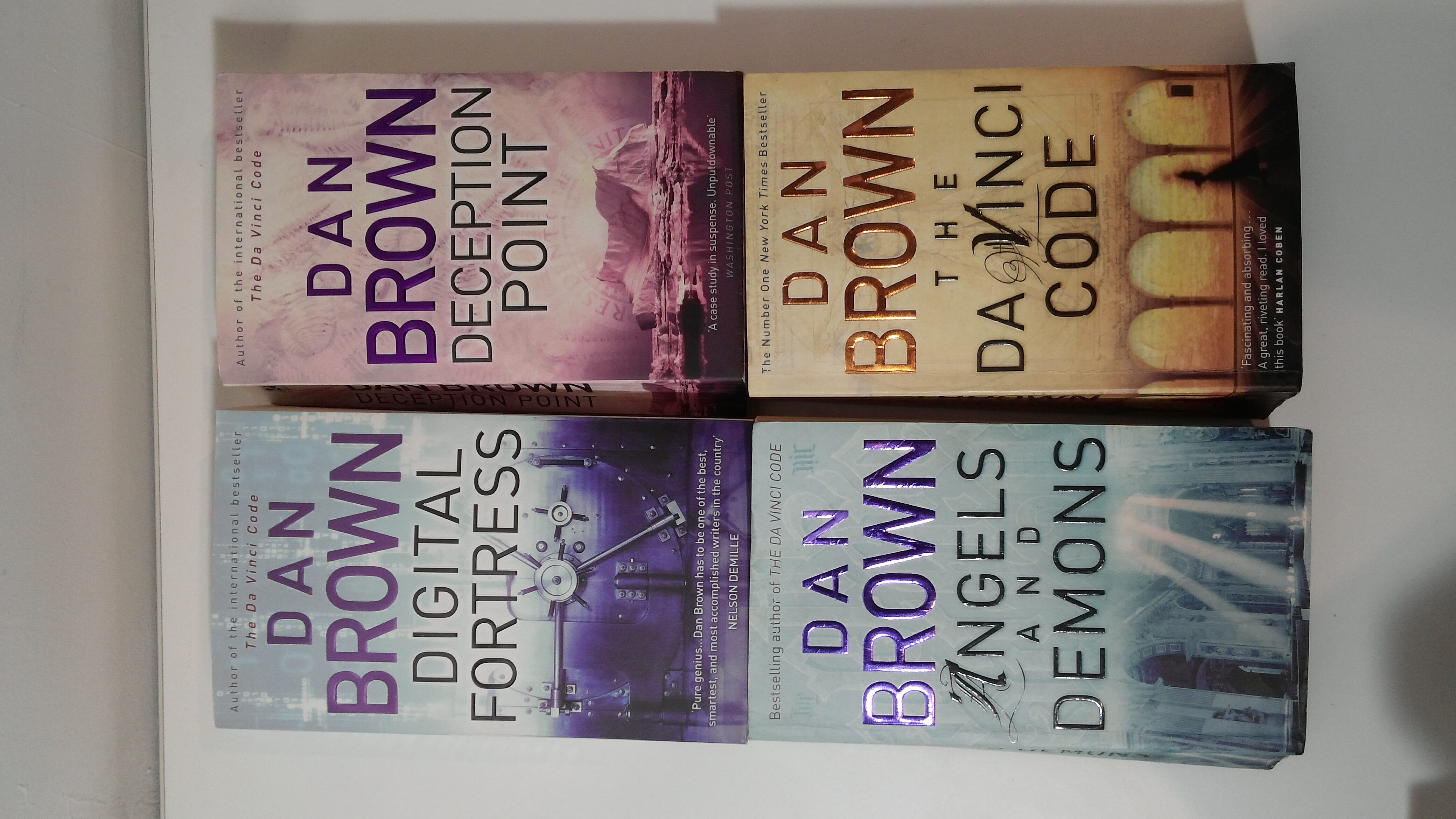 알라딘 중고 댄브라운Dan Brown 영어원서 4권 세트 15000원 한정 판매