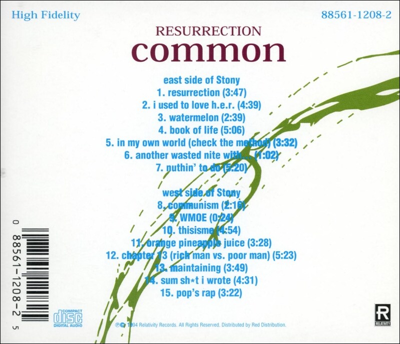 알라딘: [중고] Common Sense(커먼 센스) - Resurrection (US발매) [중고] Common Sense(커먼 센스) -  Resurrection (US발매)