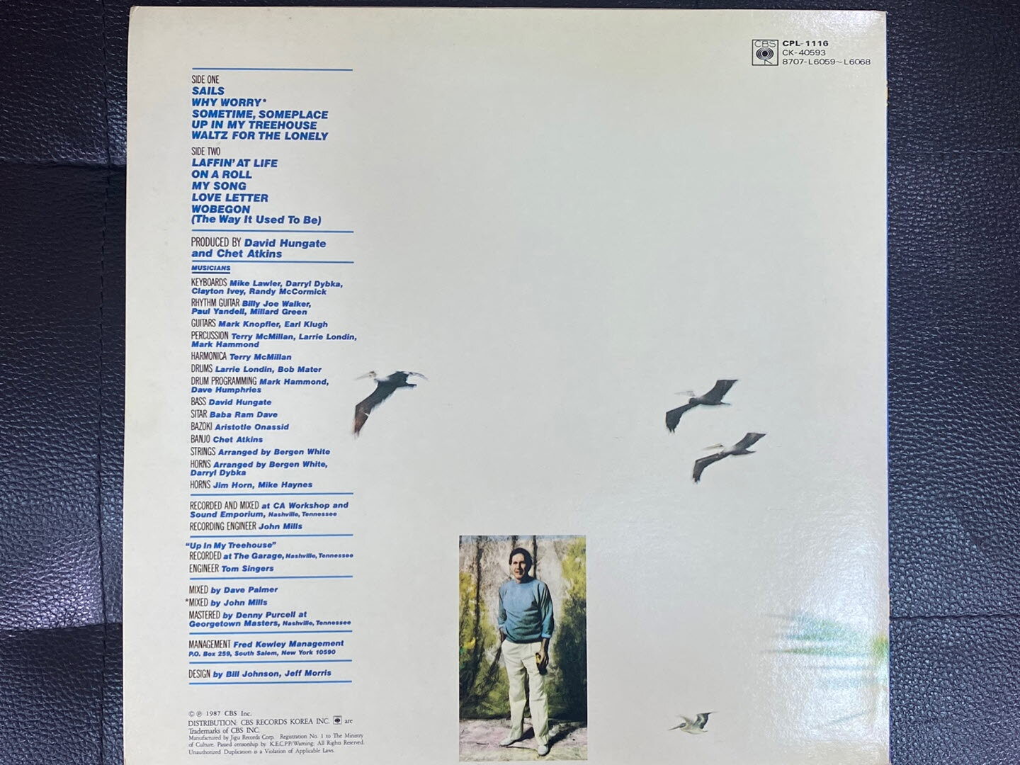 알라딘 중고 LP 쳇 앳킨스 Chet Atkins C G P Sails LP CBS 라이센스반