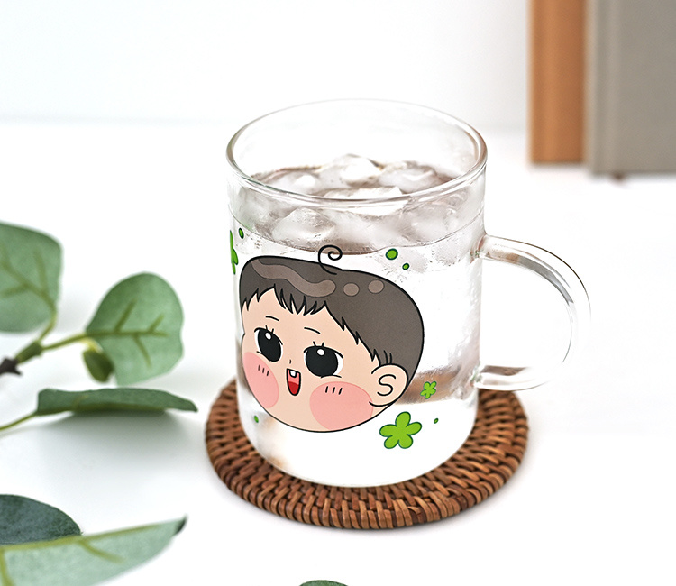 흔식이 미니 유리컵
