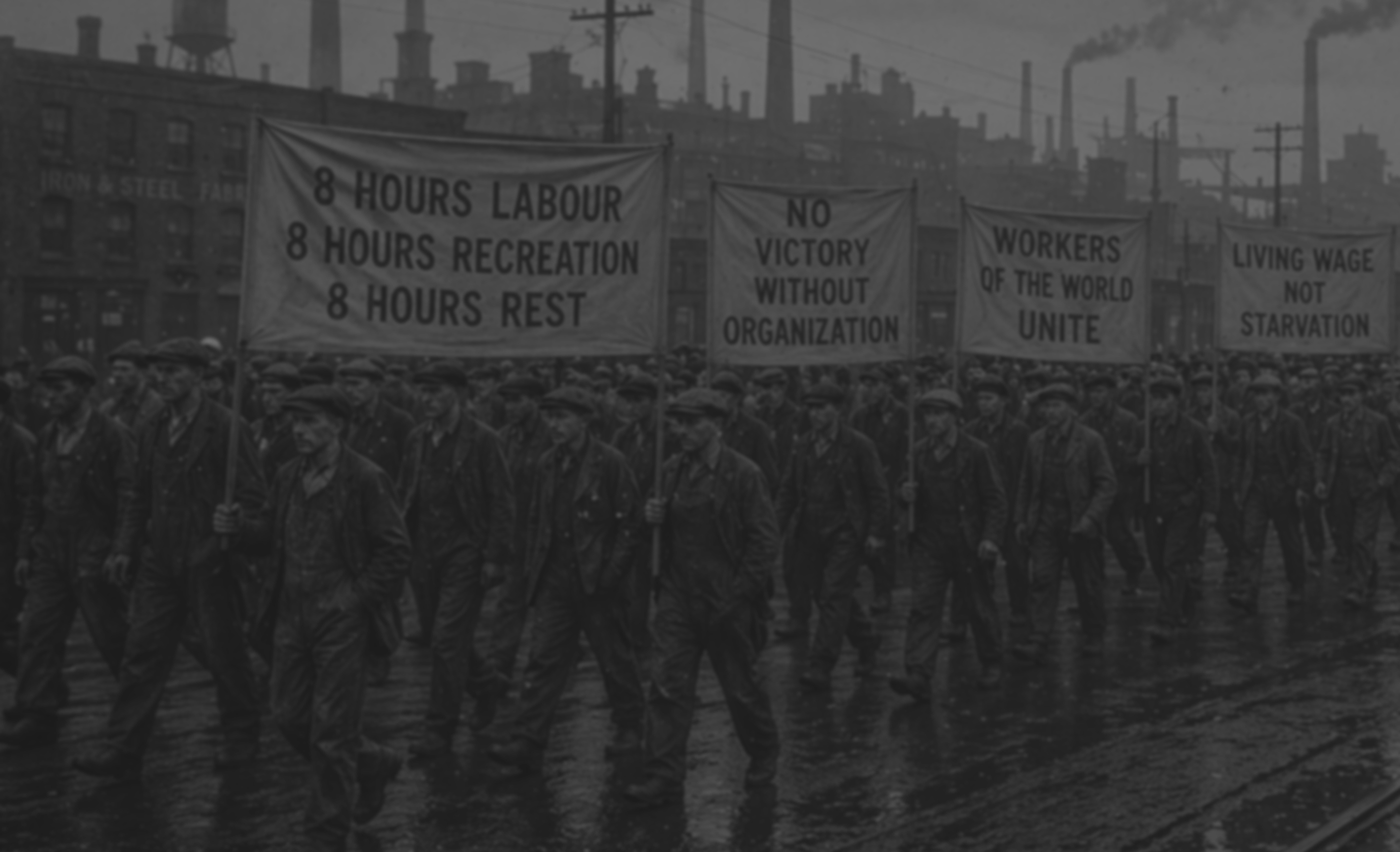 노동절 타임라인 배경