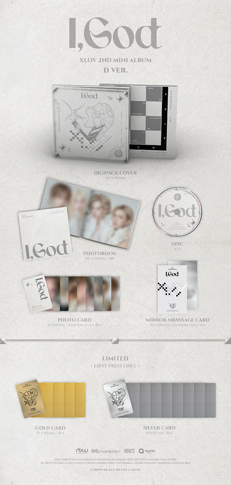 XLOV I,God トレカ コンプリート Qoo10] [ONLINE特典] XLOV アルバム