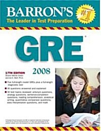 Barrons GRE 2008 (Paperback, 17th)