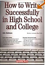 How to Write Successfully in High School and College (Paperback, 4)