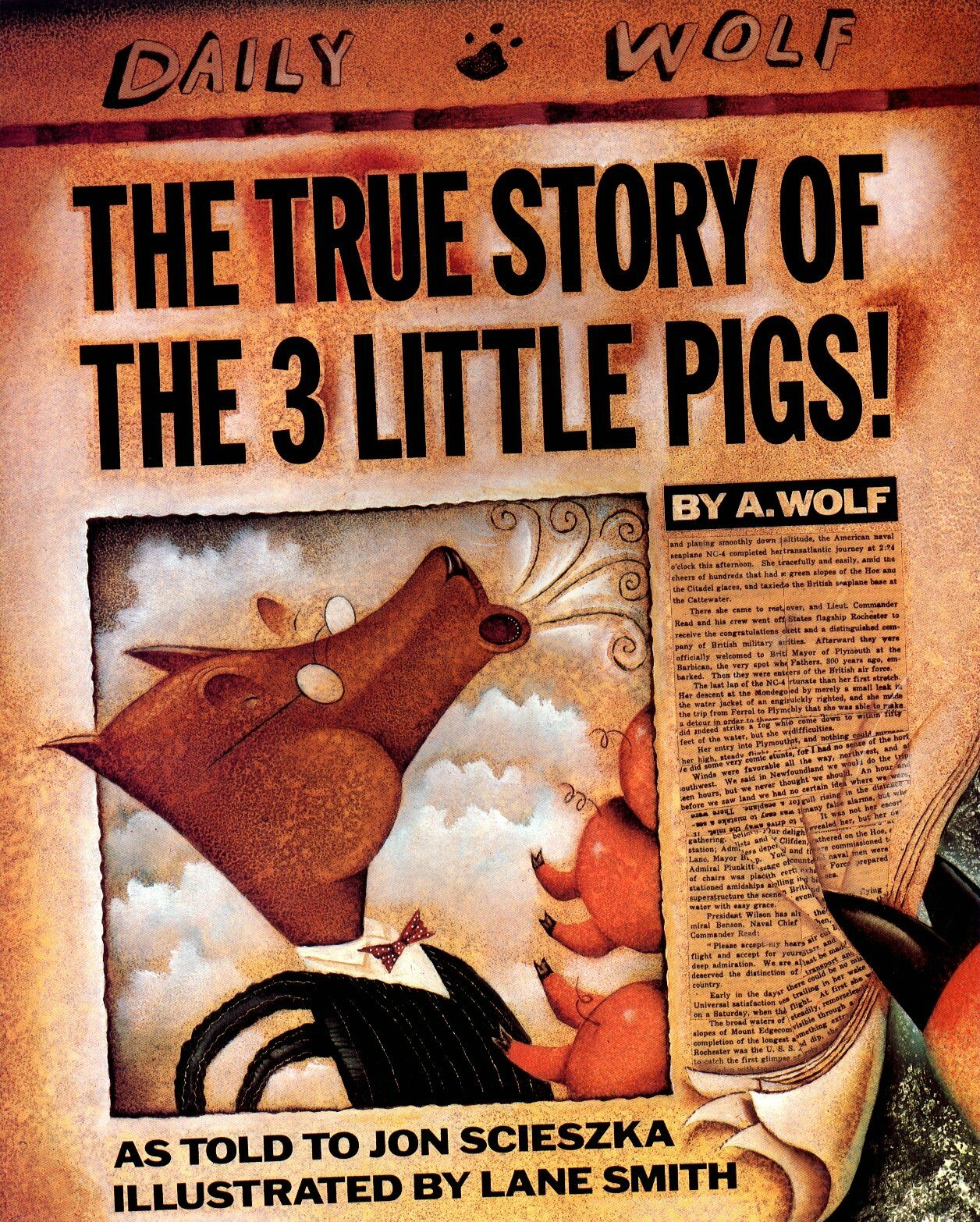 The True Story of the Three Little Pigs (Paperback)