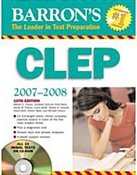 Barrons Clep 2008 (Paperback, CD-ROM, 10th)