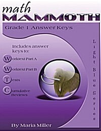 Math Mammoth Grade 1 Answer Keys (Paperback)