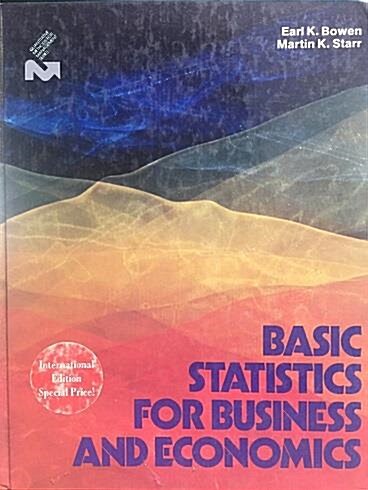 [중고] Basic Statistics for Business and Economics