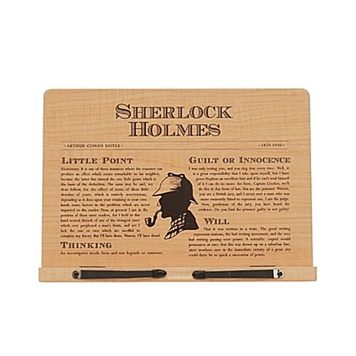 [Born to Read] Wood Book Stand - Sherlock