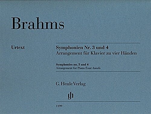 Symphonies N  3 et 4, Arrangees pour Piano a Quatre Mains (Perfect Paperback)