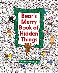 Bears Merry Book of Hidden Things: Christmas Seek-And-Find: A Christmas Holiday Book for Kids (Hardcover)