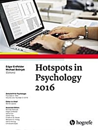 Hotspots in Psychology 2016 (Paperback)