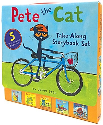 Pete the Cat Take-Along Storybook Set: 5-Book 8x8 Set (Boxed Set)
