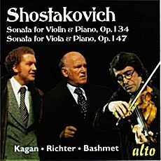 [중고] [수입] 쇼스타코비치 : 바이올린 소나타 Op.134, 비올라 소나타 Op.147