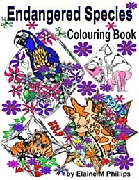 Endangered Species Colouring Book (Paperback)