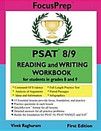 PSAT 8/9 Reading and Writing Workbook: For Students in Grades 8 and 9 (Paperback)