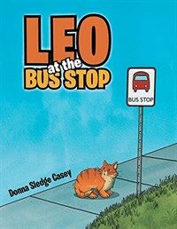 Leo at the bus stop