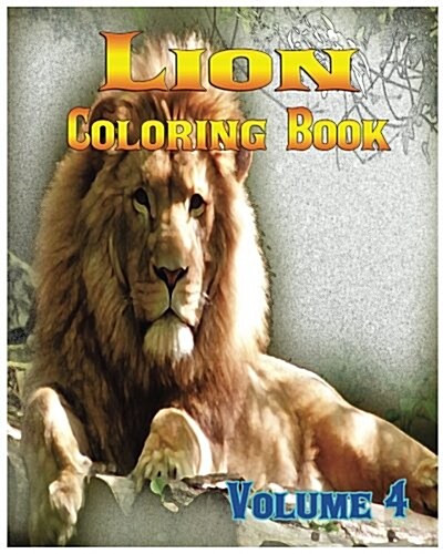 Lion Coloring Books Vol.4 for Relaxation Meditation Blessing: Sketches Coloring Book (Paperback)