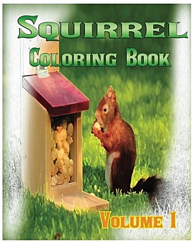 Squirrel Coloring Books Vol.1 for Relaxation Meditation Blessing: Sketches Coloring Book (Paperback)