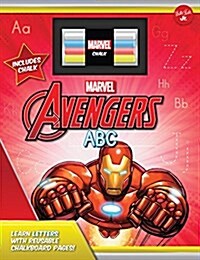 Marvels Avengers Chalkboard ABC: Learn Letters with Reusable Chalkboard Pages! (Board Books)