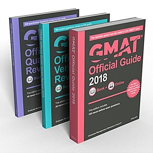 GMAT Official Guide 2018 Bundle: Books + Online (Paperback, 2)