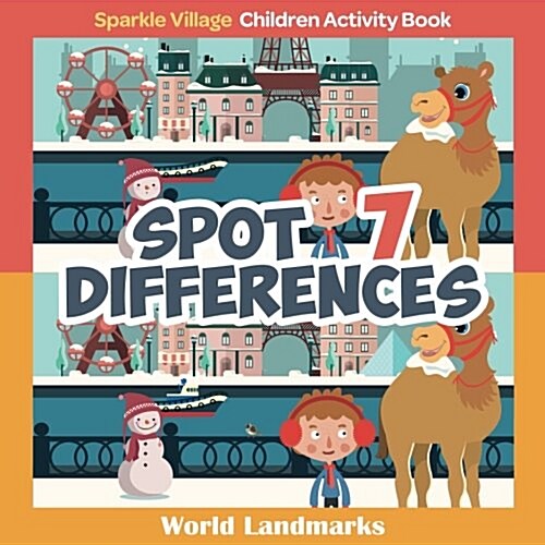 Spot 7 Differences, World Landmarks (Paperback)