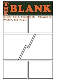 The Blank Comic Book Panelbook - Staggered, 7x10, 112 Pages: drawing (Paperback)