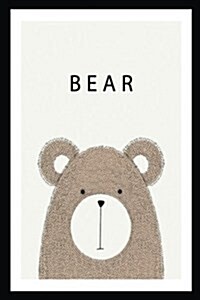 Bear: Blank Pages SketchBook 6 x 9 Notebook for Sketching and Writing (Paperback)