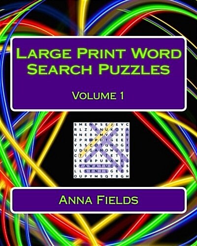 Large Print Word Search Puzzles Volume 1 (Paperback)