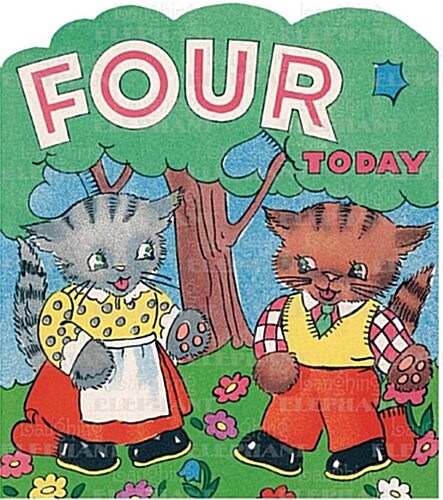 Cats Talking 4th Birthday - Greeting Card (Other)