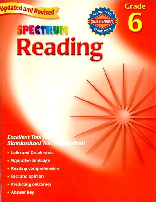 [중고] Spectrum Reading, Grade 6 (Paperback, Revised)