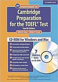[중고] Cambridge Preparation for the TOEFL(R) Test Student CD-ROM (Audio CD, 4th, Revised)