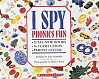 [중고] I Spy Phonics Fun [With Parent Letter and 16 Flash Cards] (Boxed Set)