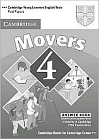 Cambridge Young Learners English Tests Movers 4 Answer Booklet : Examination Papers from the University of Cambridge ESOL Examinations (Paperback, 2 Revised edition)