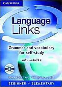 [중고] Language Links: Grammar and Vocabulary for Self-Study, Beginner > Elementary [With CD (Audio)] (Paperback)