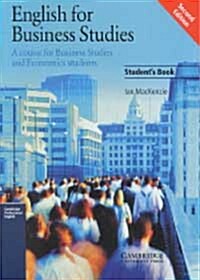 English for Business Studies Students book : A Course for Business Studies and Economics Students (Paperback, 2 Student ed)