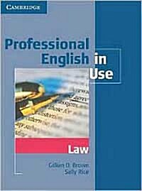[중고] Professional English in Use Law (Paperback)