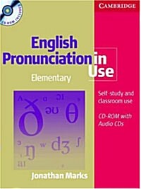 [중고] English Pronunciation in Use Elementary Book with Answers, 5 Audio CDs and CD-ROM (Package)