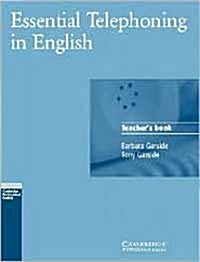Essential Telephoning in English Teachers Book (Paperback, Student ed)