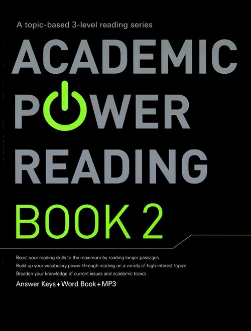 Academic Power Reading Book 2 (교재 + 정답 및 해설집 + Word Book + MP3)