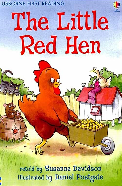 Usborne First Reading 3-06 : The Little Red Hen (Paperback)