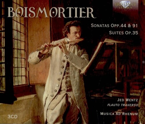[수입] 부아모르티에 : 플루트 소나타 Op.44, 91 & 독주 플루트를 위한 모음곡 Op.35 [3CD]