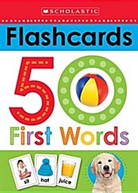 50 First Words Flashcards: Scholastic Early Learners (Flashcards) (Other)