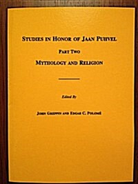 Studies in Honor of Jaan Puhvel (Paperback)