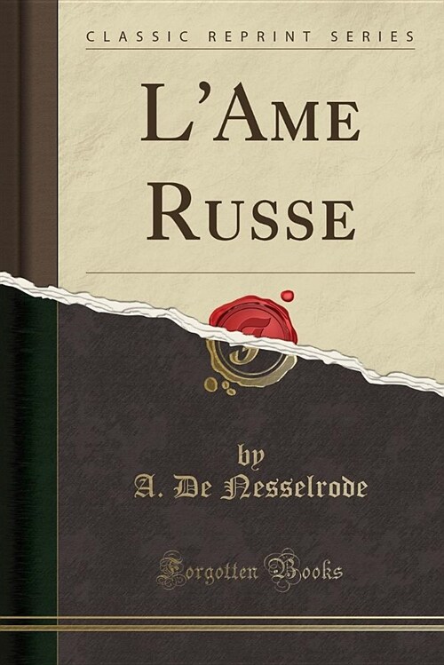 LAme Russe (Classic Reprint) (Paperback)