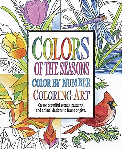 Colors of the Seasons Color by Number Coloring Art (Paperback)