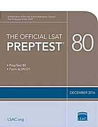 The Official LSAT Preptest 80: (dec. 2016 LSAT) (Paperback)