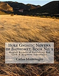 Holy Gnostic Novena of Baphomet, Book No. 1: Magick Rituals of Banishing Bad Luck & Negative Vibrations. (Paperback)