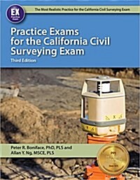 Practice Exams for the California Civil Surveying Exam (Paperback, 3)